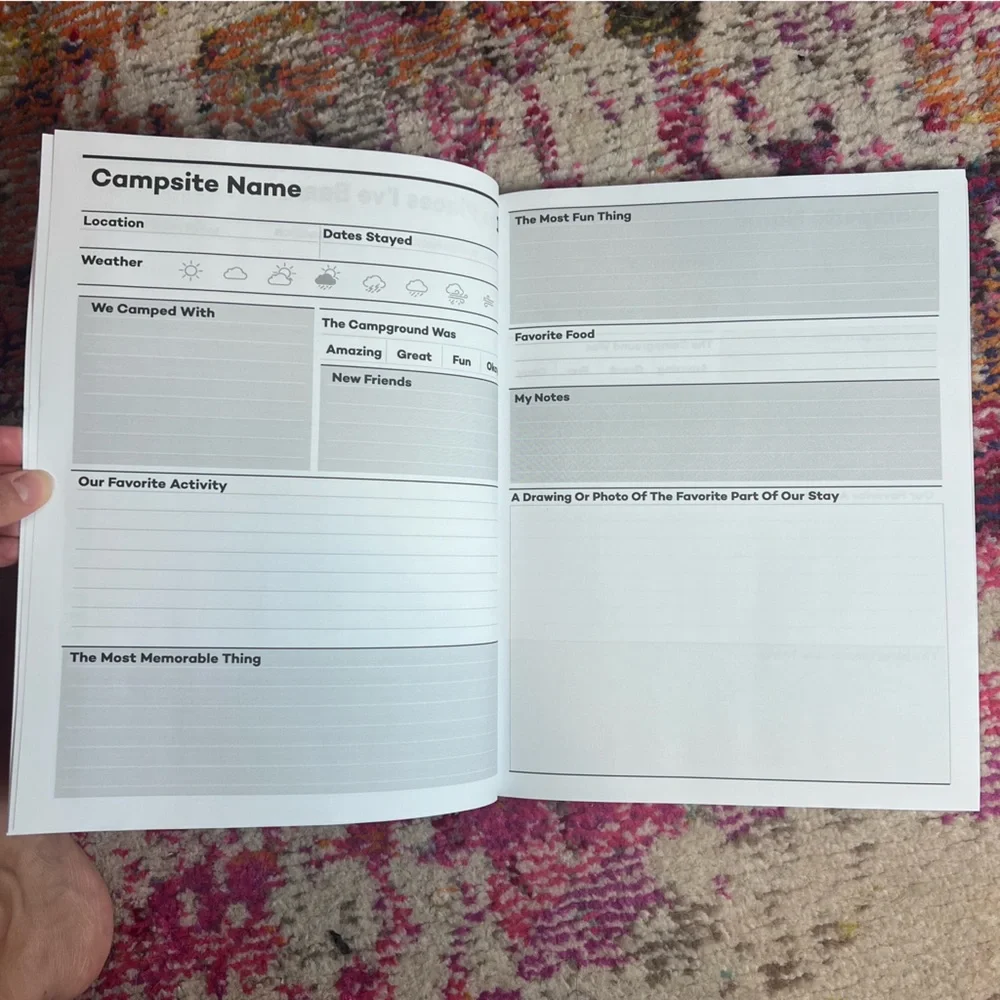 Camping & RV Travel Journal